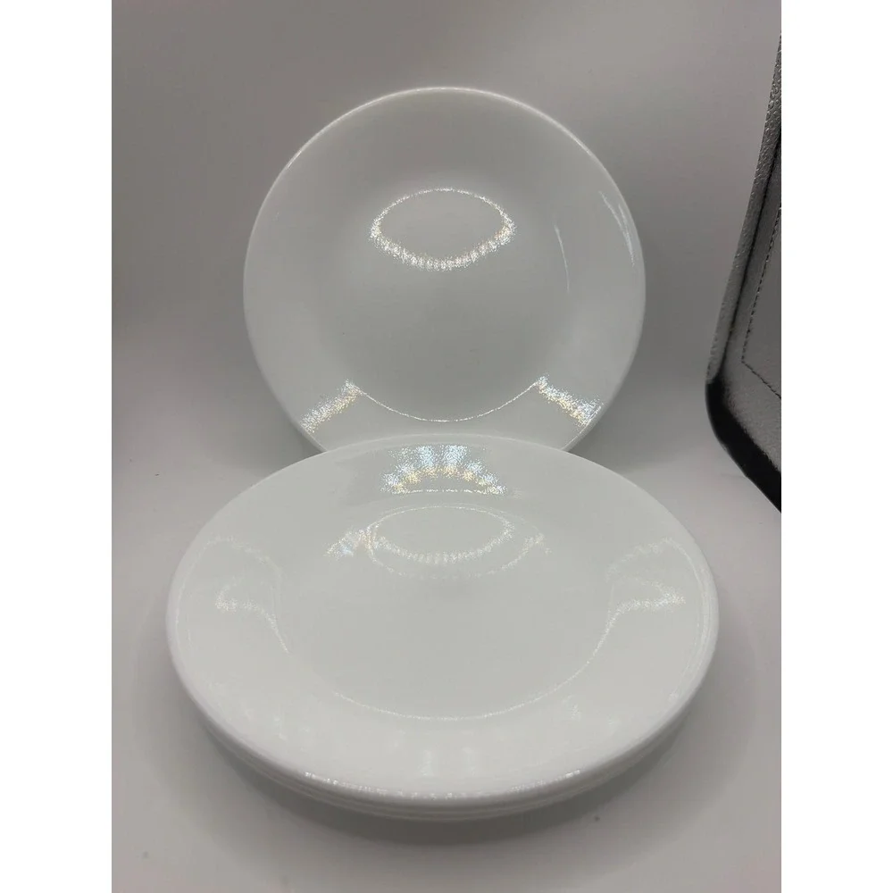 4 Corelle Vitrelle Winter Frost White 6 3/4